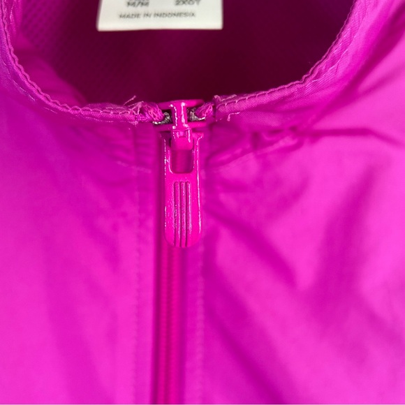 Adidas Full Zip Lightweight Windbreaker Jacket Magenta Pink; Women’s Size Medium - Picture 9 of 16